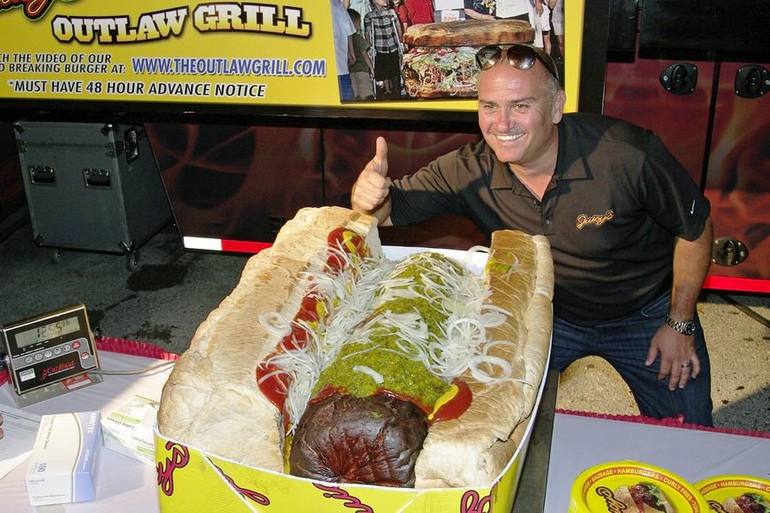 World’s largest hot dog