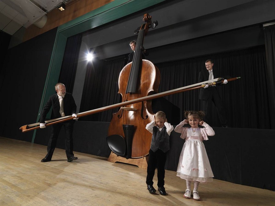 World’s largest playable violin