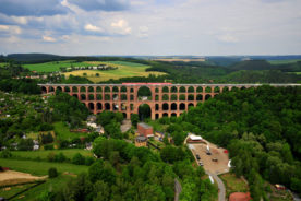 The largest brick built bridge in the world: Goltzsch Viaduct