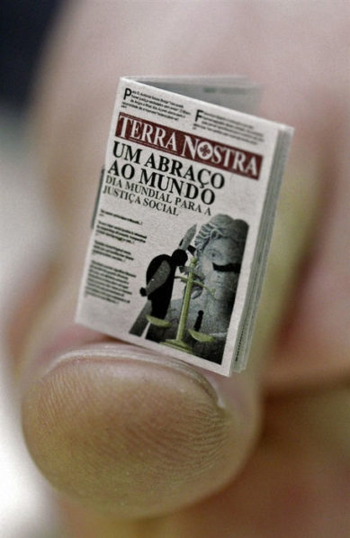 Smallest Newspaper in the World: Terra Nostra