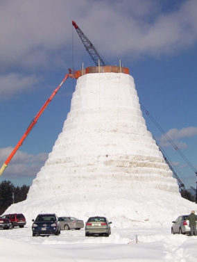 The tallest snowman in the world: Olympia SnowWoman
